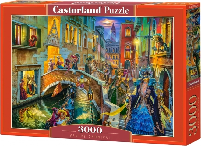 Puzzle 3000 kusů Karneval v Benátkách