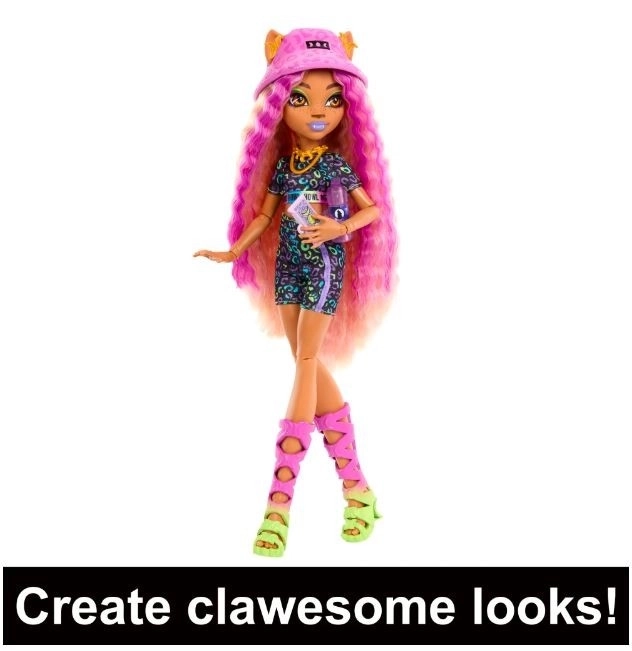 Strašidelná panenka Monster High Clawdeen Wolf
