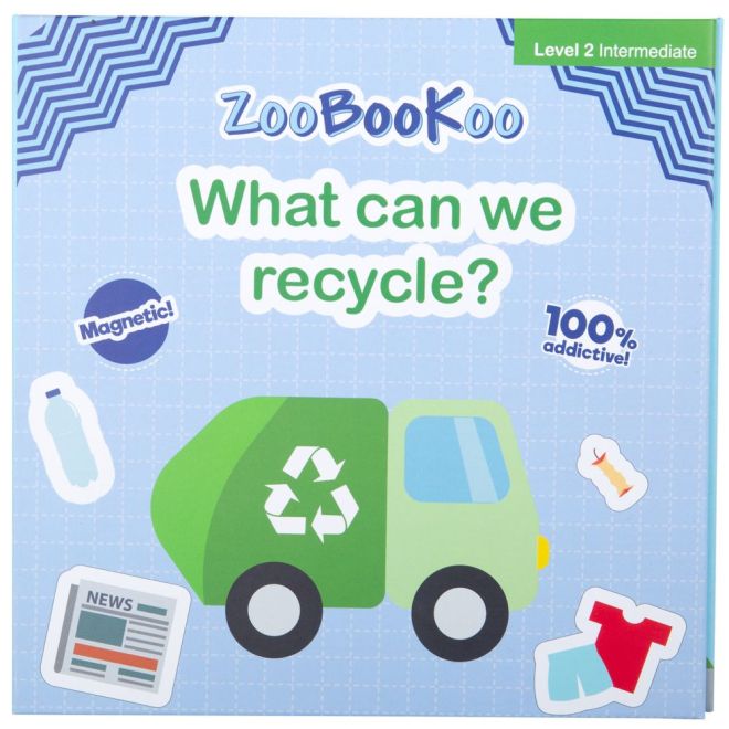 Zoobookoo Magnetická kniha Co můžeme recyklovat?