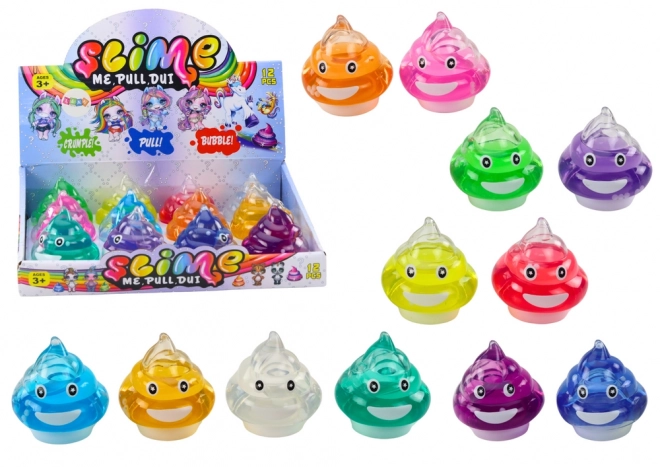 Lepidlo Slime Emotikon v krabičce 150 g 12 barev