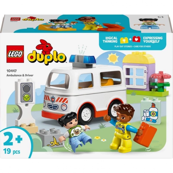 LEGO Duplo Městečko Ambulance s řidičem