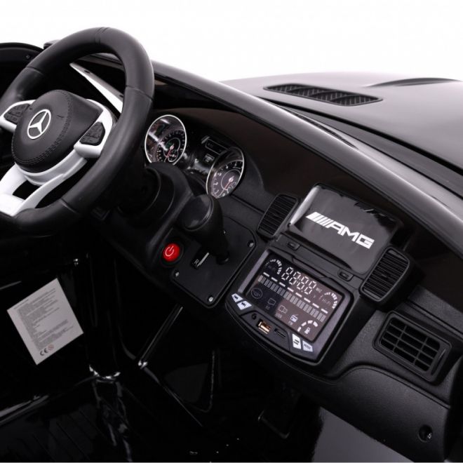 Mercedes AMG GLS63 autíčko na baterie pro děti Černé + Lakované + 4x4 + Ventilační otvor