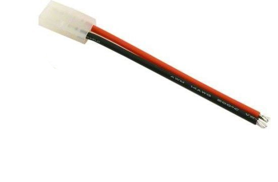 Konektor Tamiya samice s kabelem 14AWG 10 cm