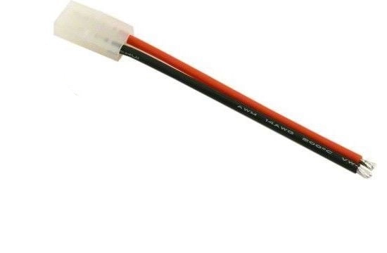 Konektor Tamiya samice s kabelem 14AWG 10 cm