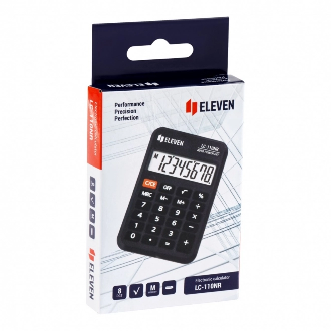 Kapesní kalkulačka ELEVEN LC110NR černá