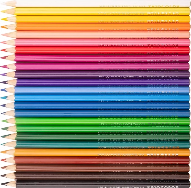 KOH-I-NOOR Trojhranné pastelky Triocolor 12ks Tygr