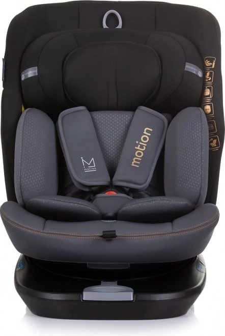 CHIPOLINO Autosedačka Motion i-Size 40-150cm Isofix 360, Obsidian