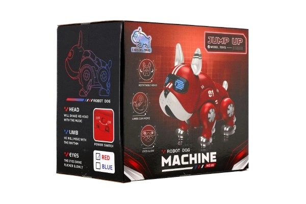 Robopes se zvukovými a světelnými efekty – Červený