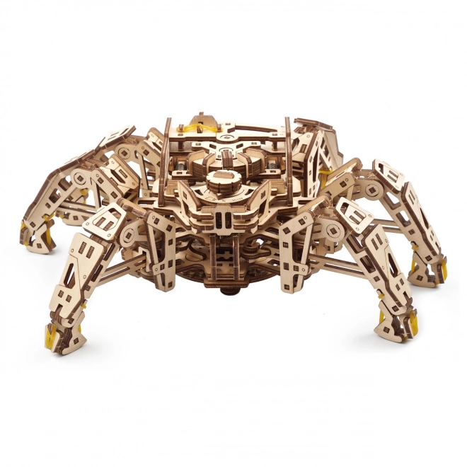 Ugears 3D dřevěné mechanické puzzle Šestinohý průzkumník (hexapod)