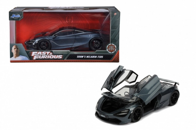 Rychle a zběsile Shaws McLaren 720S 1/24 auto