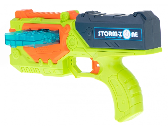 Pistole s ochrannými brýlemi + 18 nábojů