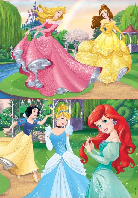 EDUCA Puzzle Disney princezny 2x20 dílků