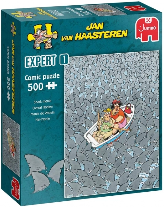 JUMBO Puzzle JvH Expert 1: Žraločí mánie 500 dílků