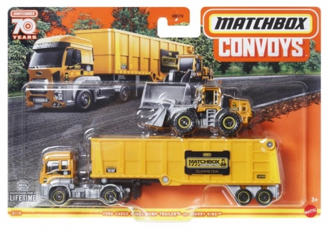 Dopravní vozidlo + auto Matchbox Convoys