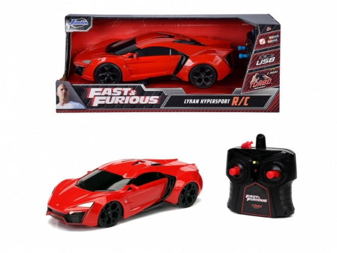 Rychle a zběsile RC Lykan Hypersport auto 1/16