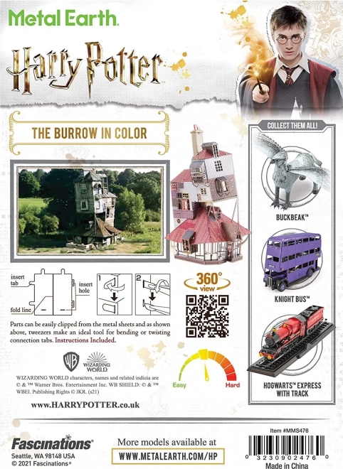 METAL EARTH 3D puzzle Harry Potter: Doupě