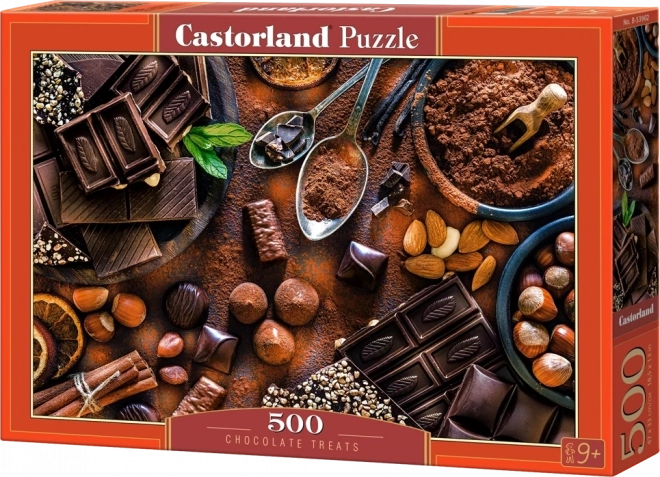 Puzzle čokoládové dobroty 500 dílků