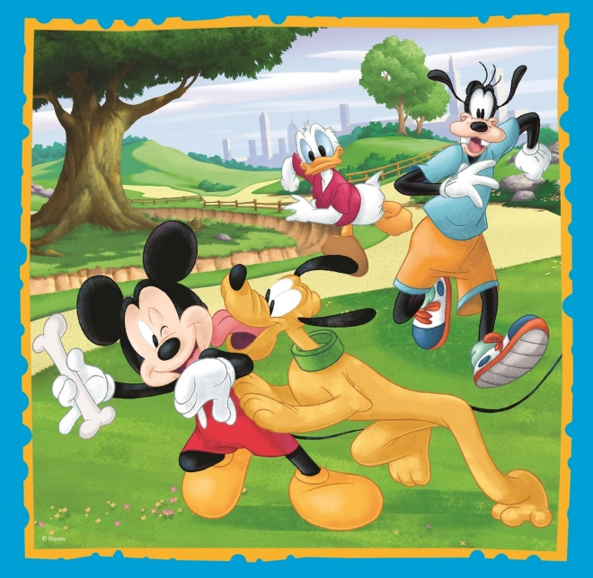 TREFL Puzzle Mickey Mouse a přátelé 3v1 (20,36,50 dílků)