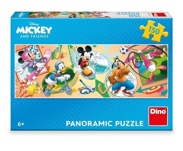 Dino Puzzle Mickey s kamarády sportují 150 dílků