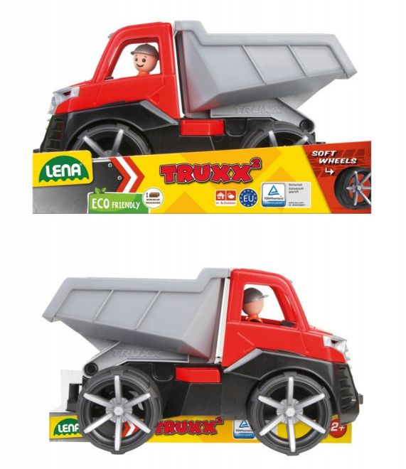 Auto Truxx 2 nákladní sklápěčka plast 26cm s figurkou 27x15x16cm 24m+