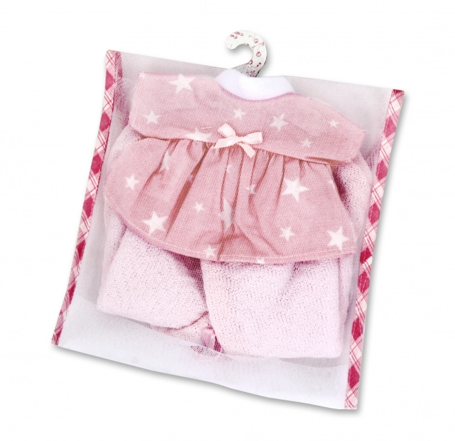 Llorens VRN26-304 obleček pro panenku miminko NEW BORN velikosti 26 cm
