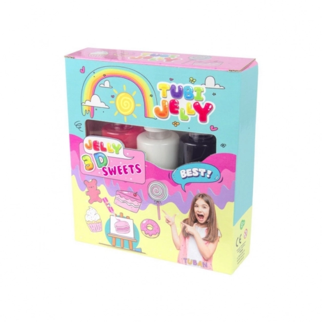 Tubi Jelly set 3 barvy - Sweets