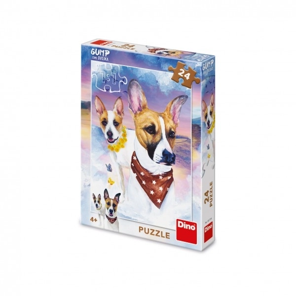 Puzzle jsme dvojka Gump
