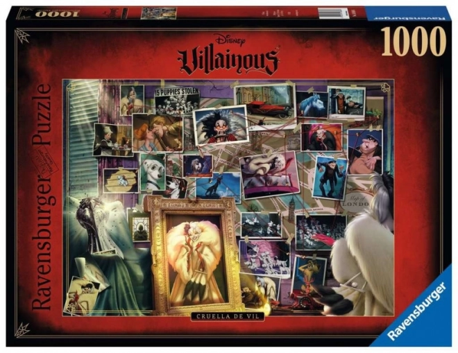 Puzzle 1000 prvků Villainous, Cruella de Mon