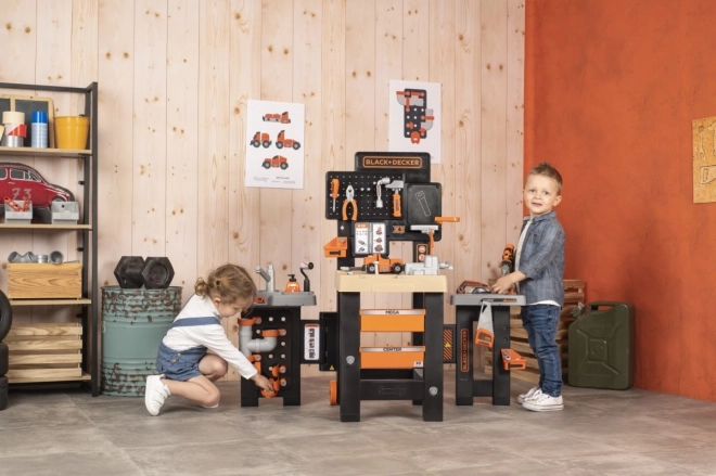 Smoby Black & Decker megadílna pro malé kutily