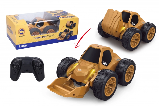 Buldozer překlápěcí RC na dálkové ovládání 20 cm