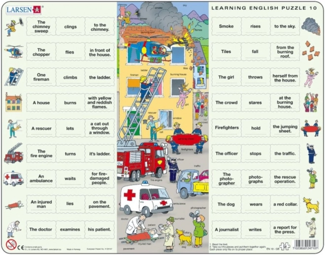 Larsen puzzle záchranáři - výuka angličtiny