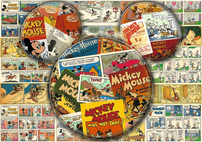 TREFL Puzzle Komiksový Mickey Mouse 1000 dílků