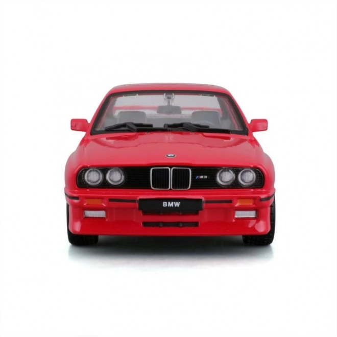 Kovové autíčko BMW 3 Series M3 1988 červené