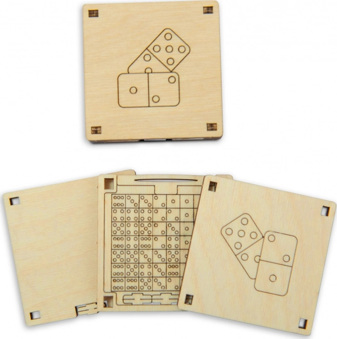 WOODEN CITY 3D puzzle hra mini Domino