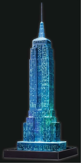 RAVENSBURGER Svítící 3D puzzle Noční edice Empire State Building 216 dílků