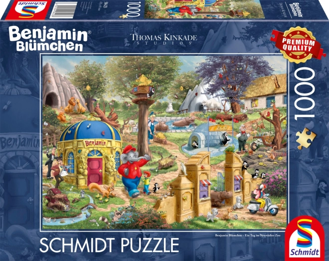 Puzzle Benjamin Kvítko: Den v zoo Neustadt