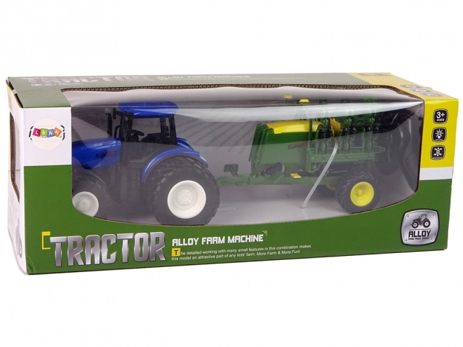 Traktor na dálkové ovládání v měřítku 1:24 s příslušenstvím