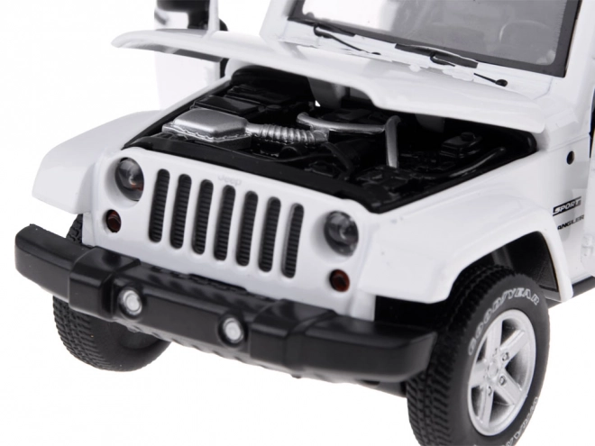 Terénní auto Jeep Wrangler kovový model