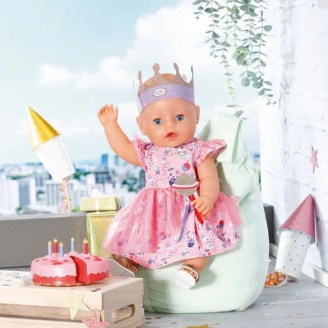 BABY born Souprava s dortem Deluxe Narozeninová edice, 43 cm