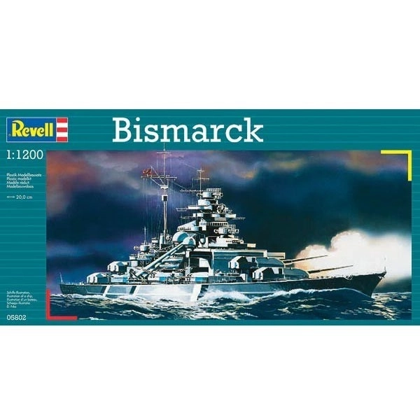 Revell Bismarck mini model