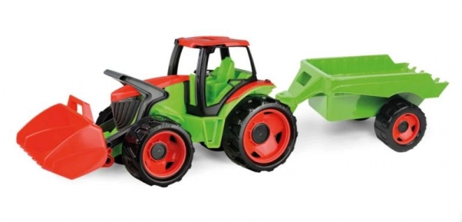 Traktor se lžící Giga Trucks s vlekem plast 62cm