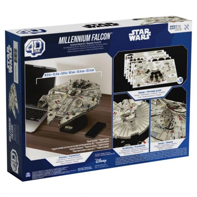 Fdp 4d puzzle star wars loĎ millenium falcon