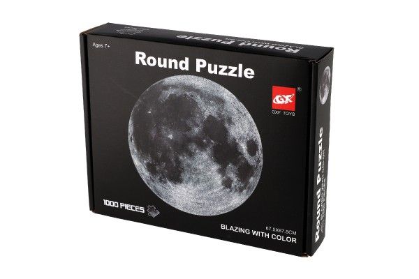 Kulaté puzzle Měsíc - 1000 dílků