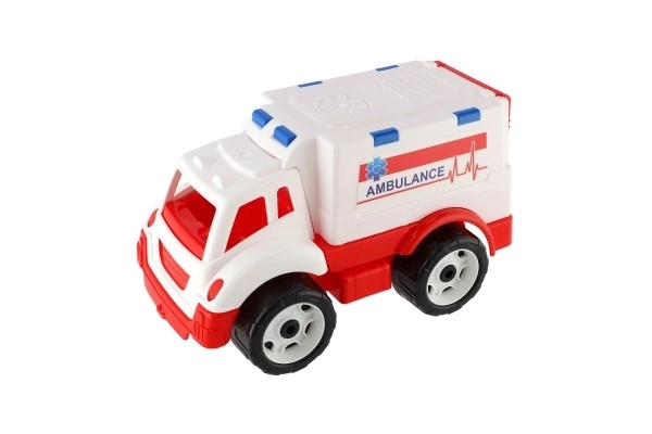 Bílé plastové autíčko ambulance