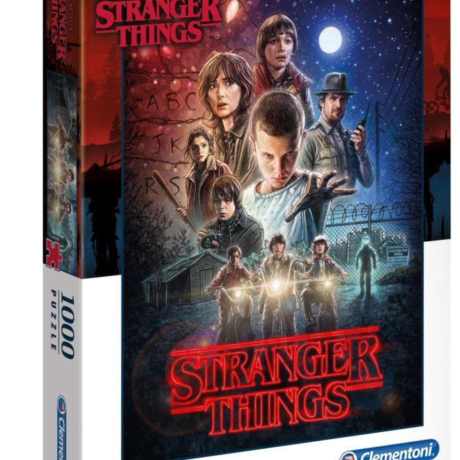 CLEMENTONI Puzzle Netflix: Stranger Things 1000 dílků