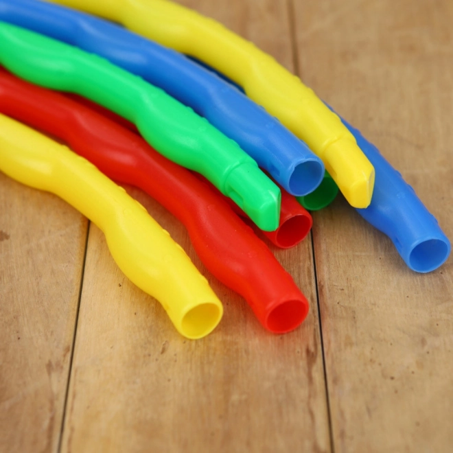 Barevná skládací Hula Hoop s masážními výstupky