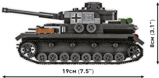 COBI 3127 World War II Německý tank Panzerkampfwagen IV Ausf. G 1:35