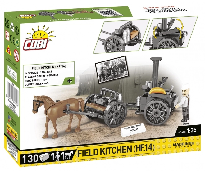 COBI 2290 II WW Polní kuchyně HF.14, 1:35, 130 k, 2 f