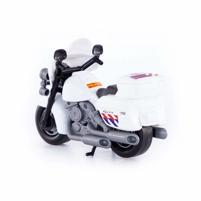 Policejní motorka pro batolata Polesie White 71682