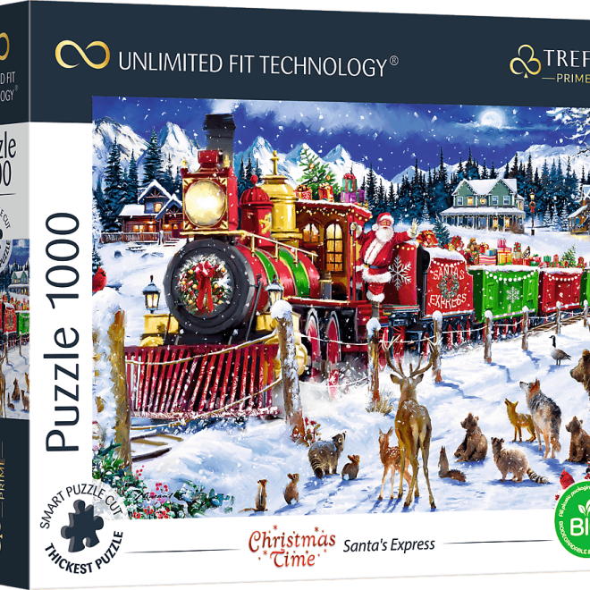 TREFL Puzzle UFT Christmas Time: Santův Express 1000 dílků